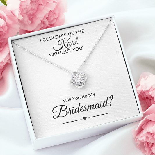 Bridesmaid Love Knot Necklace