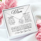 To My Beautiful Mom | Love Knot Necklace