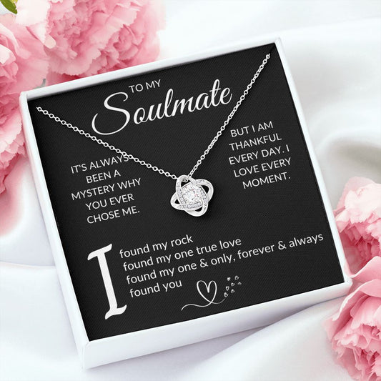 Soulmate | I Found Love Knot Necklace (Block 4)