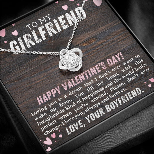 Loving You is a Dream Girlfriend | Love Knot Necklace