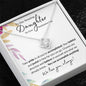 Our Amazing Daughter on Graduation Day | Love Knot Necklace