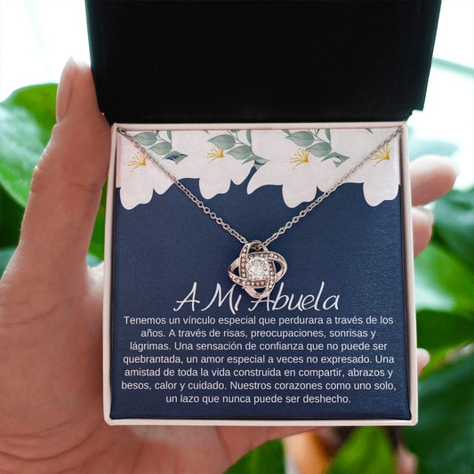 A Mi Abuela | Collar Love Knot