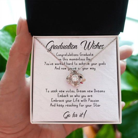 Graduation Wishes | Love Knot Necklace