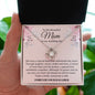 Beautiful Mom Wedding Day | Love Knot Necklace