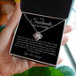 You Are Enough Soulmate | Love Knot Necklace Black Card