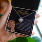 Daughter Never Forget that I Love You | Love Knot Necklace