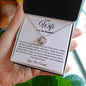You Are Enough Wife | Love Knot Necklace