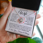 I Can't Live Without You | Love Knot Necklace White Card
