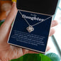 Daughter, I Carry You with Me Always | Love Knot Necklace