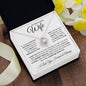 To My Loving Wife | Love Knot Necklace