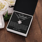 You Are Enough Soulmate | Love Knot Necklace Black Card