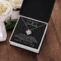 Through My Eyes Smokin' Hot Soulmate | Love Knot Necklace (Black Card)