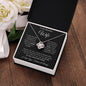 Wife In Your Eyes | Love Knot Necklace