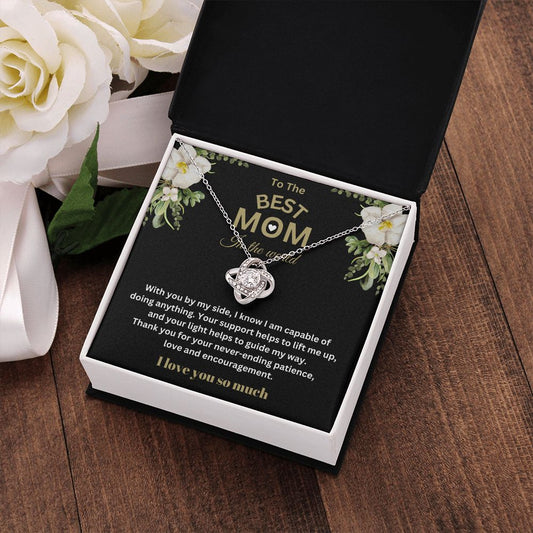 To The Best Mom In The World | Love Knot Necklace