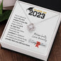 Personalized Class of 2023 | Love Knot Necklace