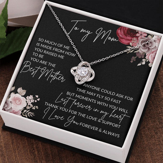 To My Mom Thank You for the Love | Love Knot Necklace