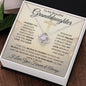 Granddaughter I Love You Forever | Love Knot Necklace