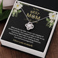 To The Best Mom In The World | Love Knot Necklace