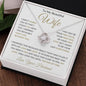 Wife Love & Light | Love Knot Necklace