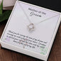 Mother of the Groom Thank You | Love Knot Necklace
