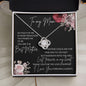 To My Mom Thank You for the Love | Love Knot Necklace