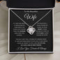 Wife In Your Eyes | Love Knot Necklace