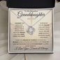 Granddaughter I Love You Forever | Love Knot Necklace