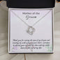 Mother of the Groom Thank You | Love Knot Necklace