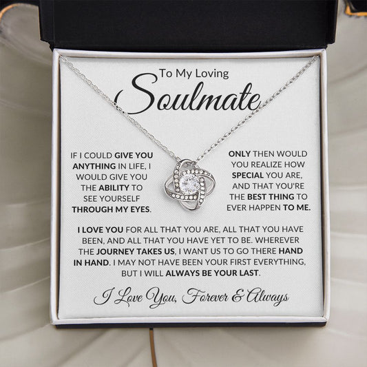 To My Loving Soulmate | Love Knot Necklace