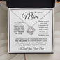 To My Beautiful Mom | Love Knot Necklace