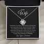 To My Wife Love Your Husband | Love knot Necklace