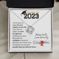 Personalized Class of 2023 | Love Knot Necklace