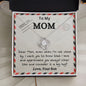 To My Mom Airmail Love Your Son | Love Knot Necklace