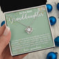 My Heart Loves You Granddaughter | Love Knot Necklace