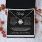 Wife In Your Eyes | Love Knot Necklace