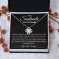 You Are Enough Soulmate | Love Knot Necklace Black Card