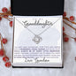Wonderful Young Woman Granddaughter | Love Knot Necklace