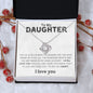 I'd Give Anything Daughter | Love Knot Necklace