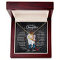 Dance in the Rain | Love Knot Necklace (Dark Background)
