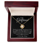 To My Girlfriend | Love Knot Necklace Black Card