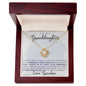 Wonderful Young Woman Granddaughter | Love Knot Necklace