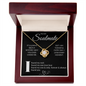 Soulmate | I Found Love Knot Necklace (Block)