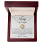You Are Enough Wife | Love Knot Necklace