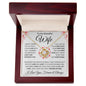 I Can't Live Without You | Love Knot Necklace White Card