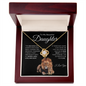 Proud to be Your Dad | Love Knot Necklace Black Card