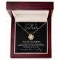 Through My Eyes Smokin' Hot Soulmate | Love Knot Necklace (Black Card)