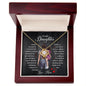 Dance in the Rain | Love Knot Necklace Love Mom (Dark Background)