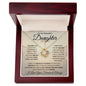Daughter Straighten Your Crown | Love Knot Necklace
