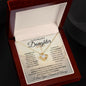 Daughter Straighten Your Crown | Love Knot Necklace