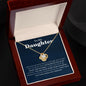 Daughter, I Carry You with Me Always | Love Knot Necklace